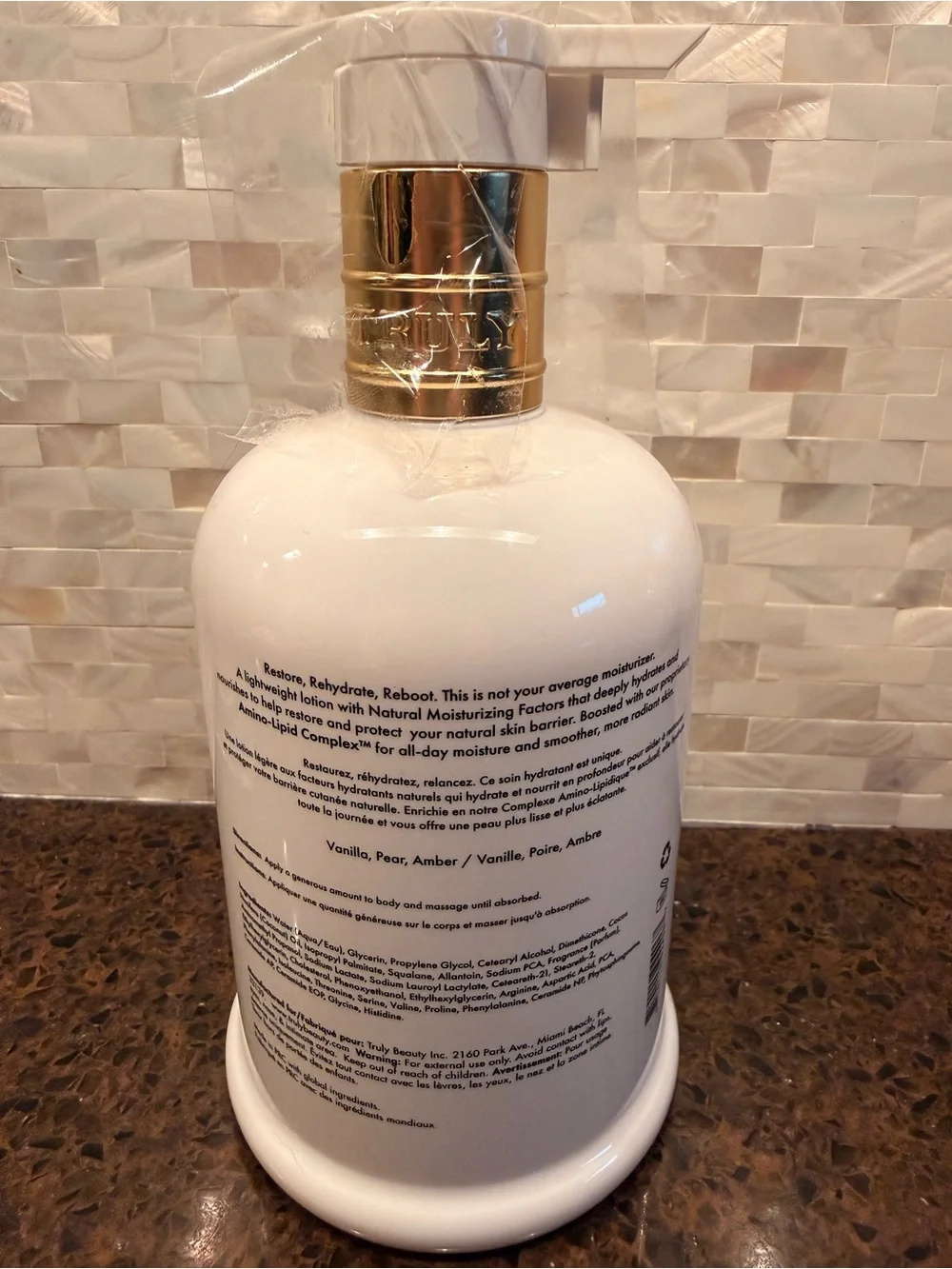 TRULY Vanilla Baby Hydra-Renew Body Wash 15 fl oz